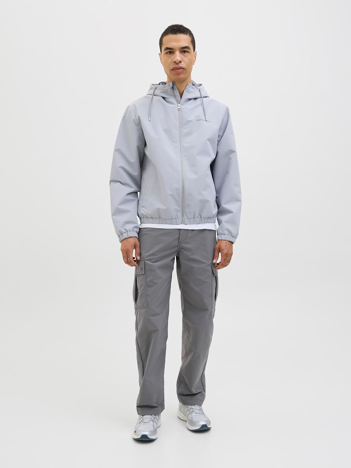 Detalle de JACK & JONES Men's Jpstkarl Kurtis Snap Tech Cargo: Practical Everyday Cargo Trousers
