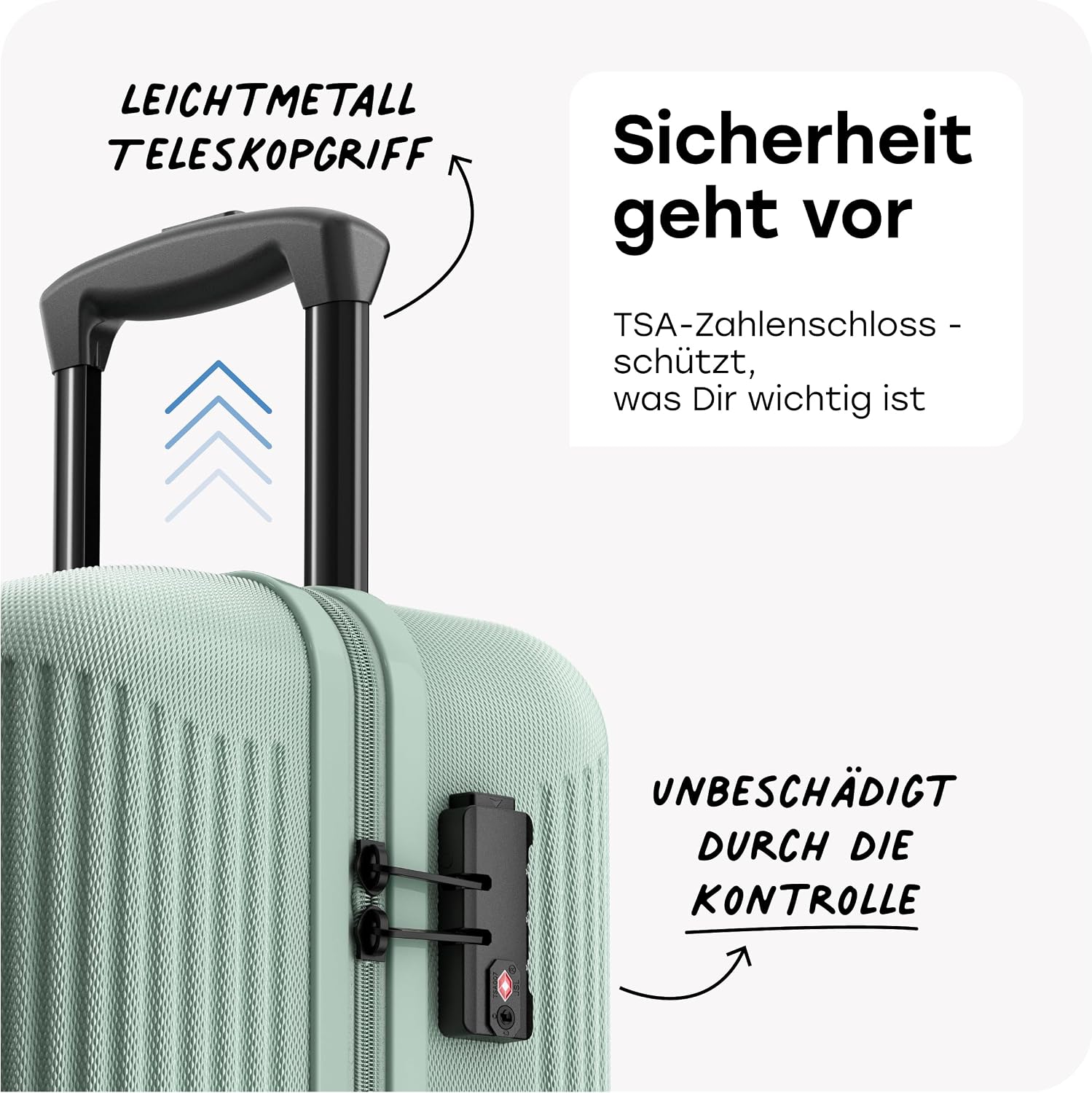 Detalle de Travelite Koffer Bali Größe M – 65 L, 67 cm, leicht & robust