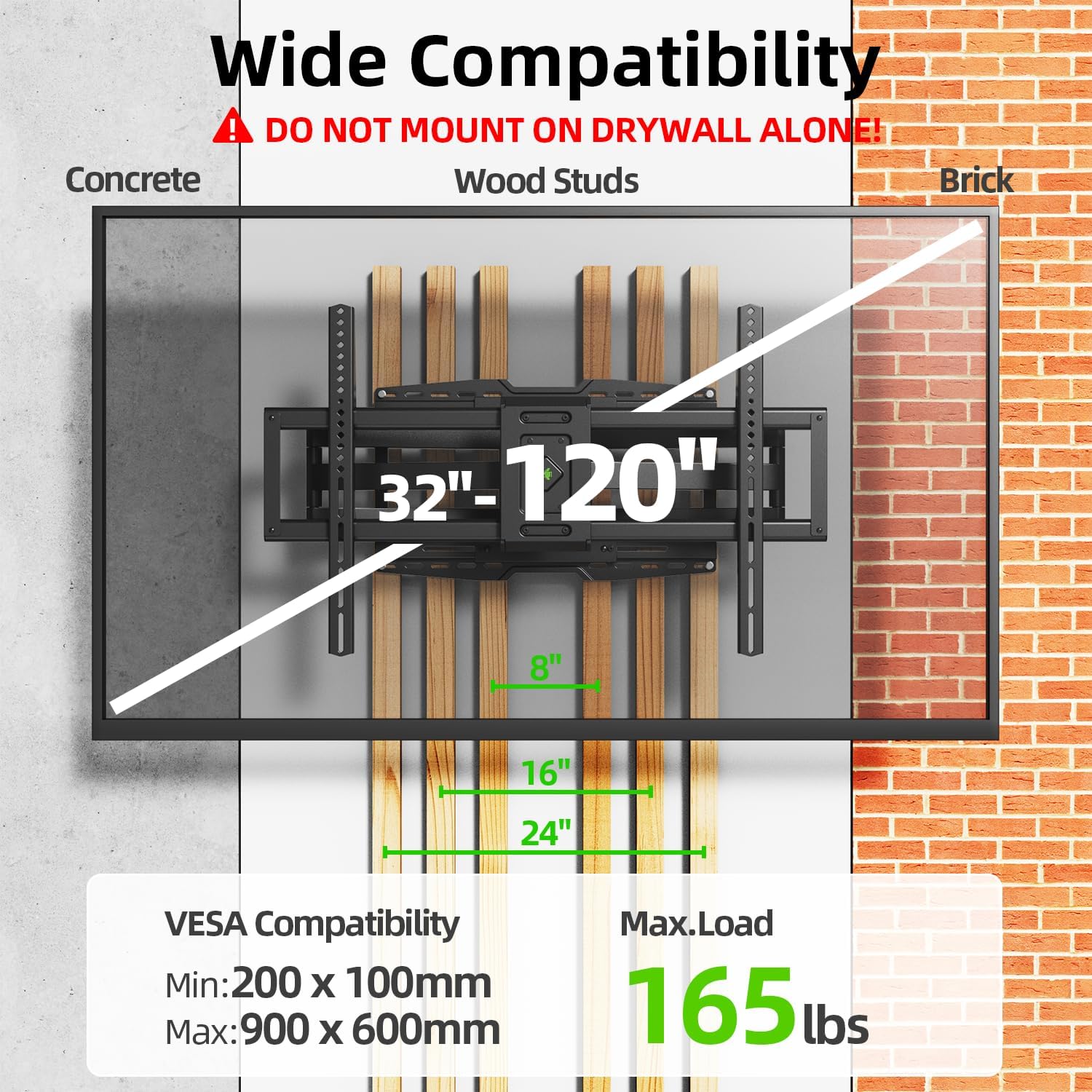 Thumbnail 4 de USX MOUNT TV Wall Mount for 32–105 in, 165 lb