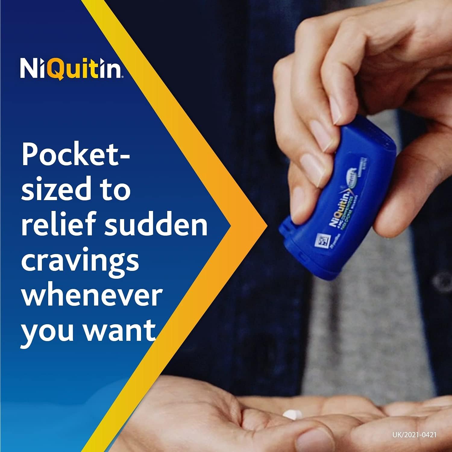 Detalle de NiQuitin 4mg Minis Mint nicotine lozenges 100 pack 🍬