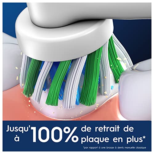 Thumbnail 2 de Oral-B Brossettes de Rechange Cross Action (lot de 8, Blanches) — compatibles avec les brosses électriques Oral-B