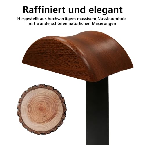 Detalle de Headset-Halterung Tisch DGVOOSX | Kopfhörerständer mit Gaming Controller Halter