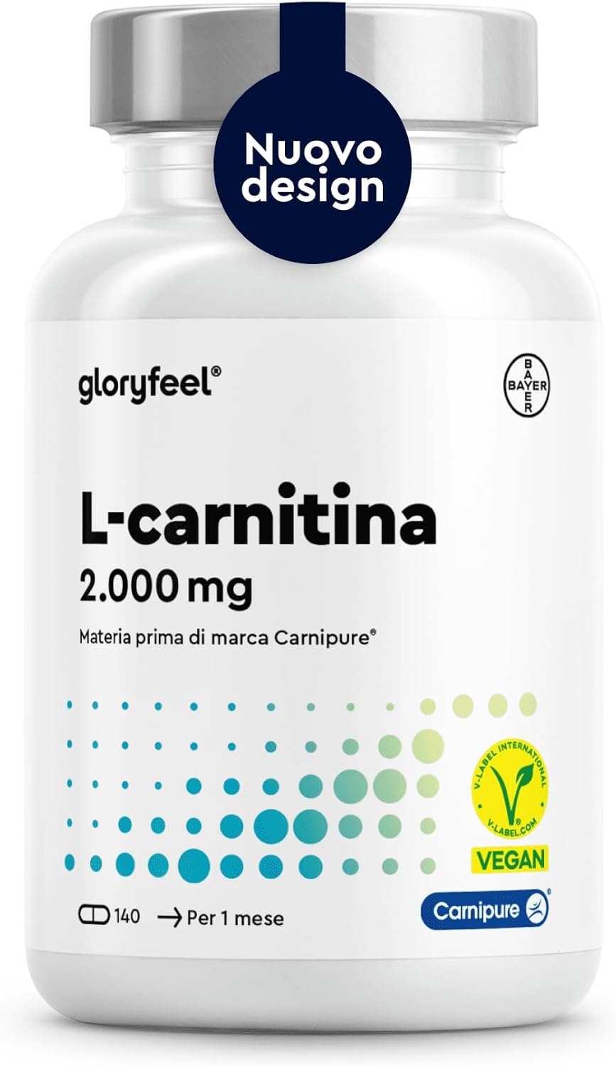 Detalle de L-Carnitina 2.000mg Capsule Integratore 💊
