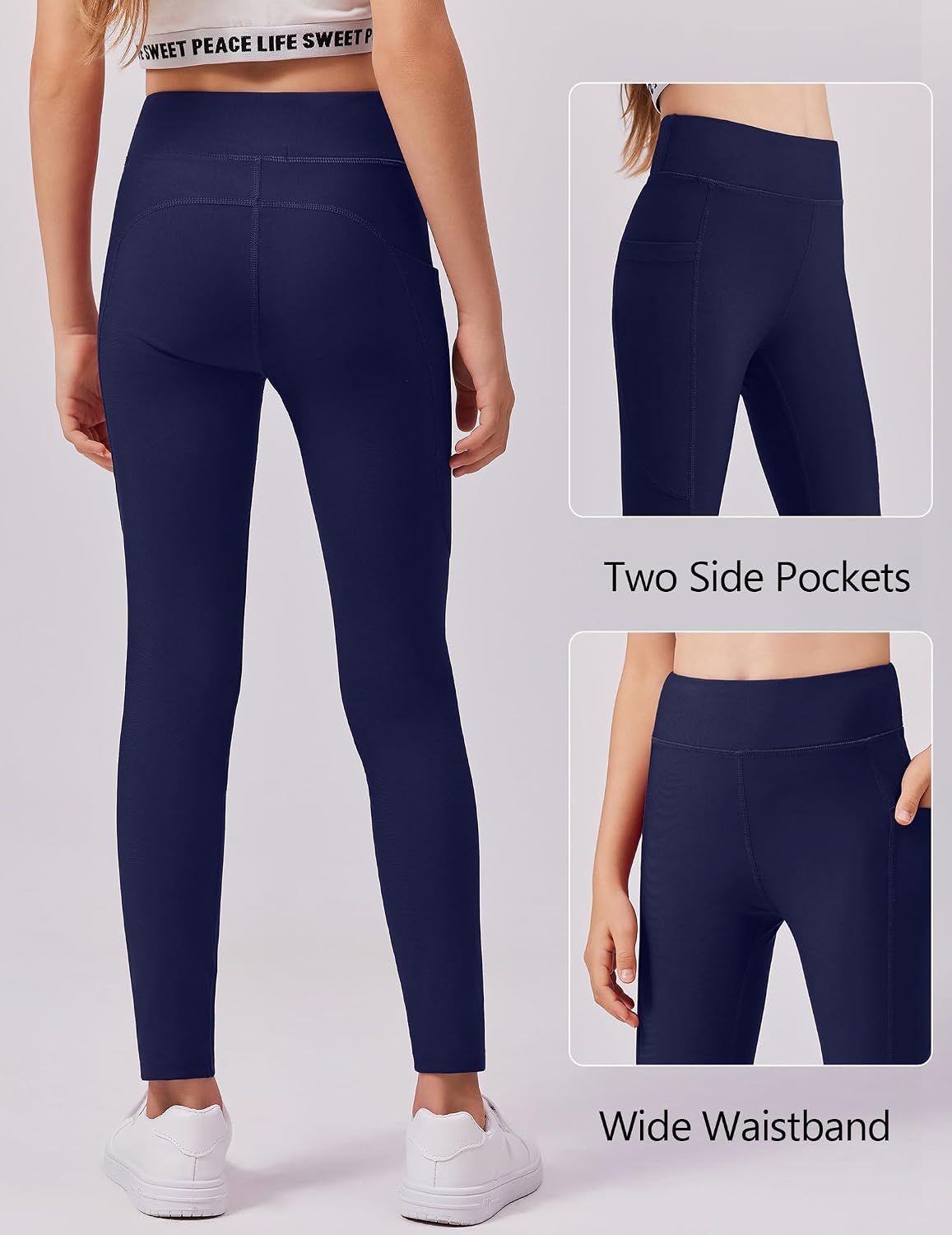 Detalle de Arshiner Leggings sport pour fille 5-14 ans