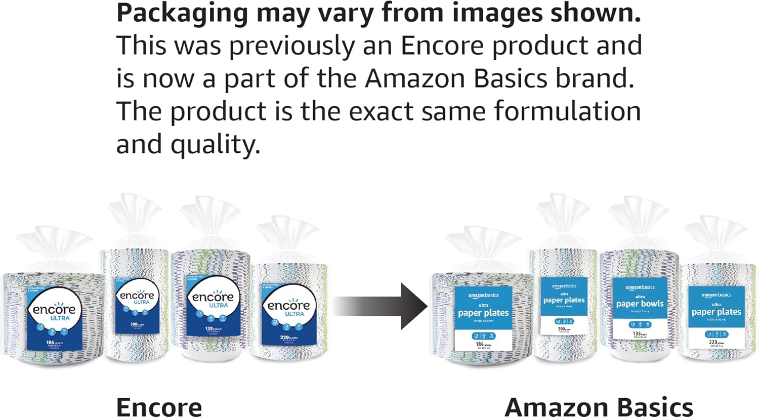 Thumbnail 1 de Amazon Basics Ultra Paper Plates 🍽️