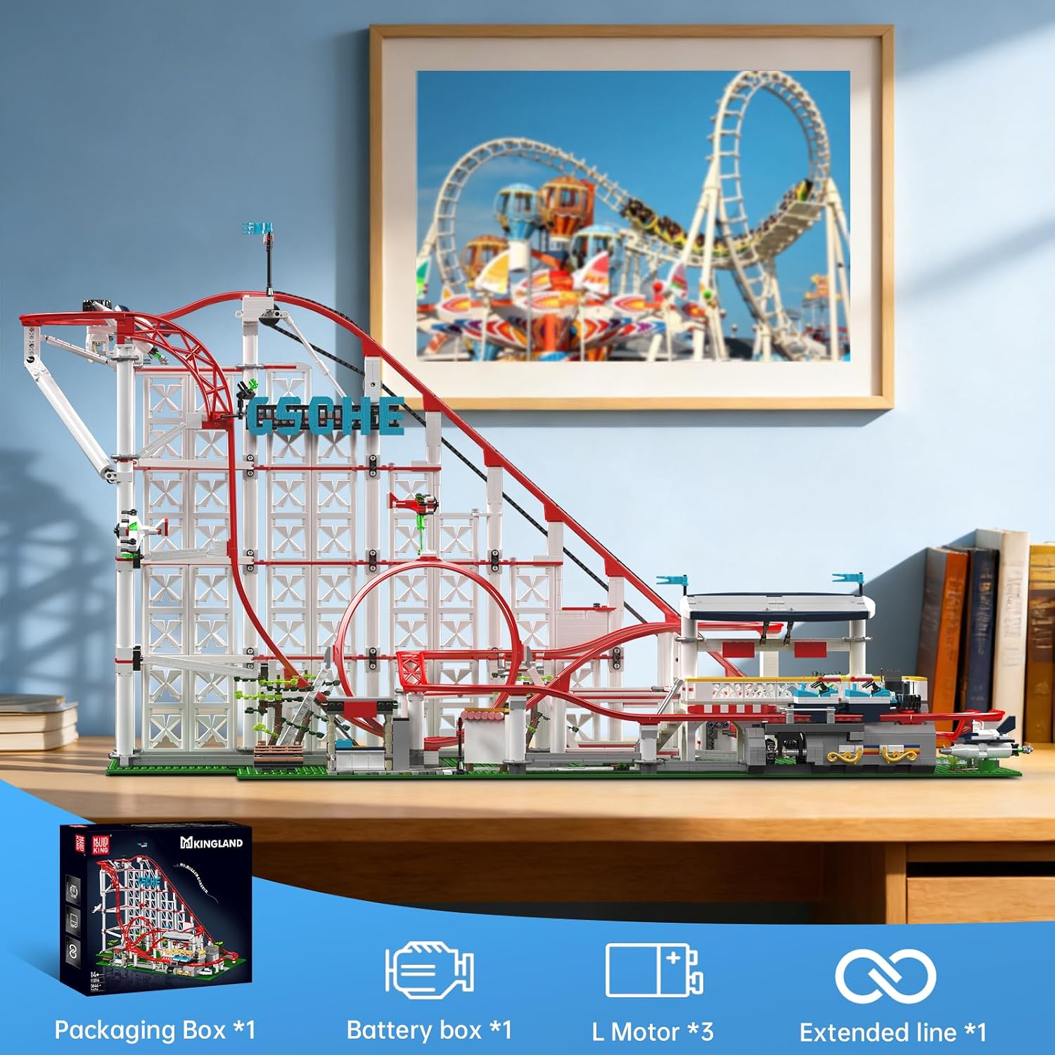 Thumbnail 5 de Mould King 11014 Rollercoaster Building Blocks
