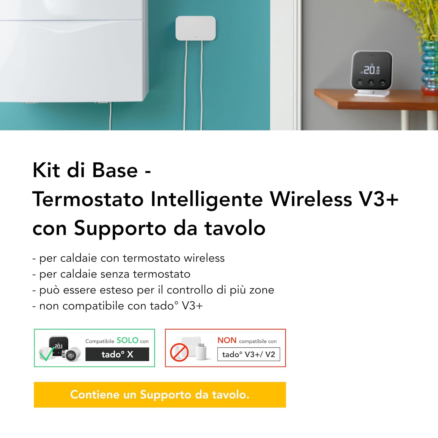 Detalle de tado° Termostato X intelligente 🏠