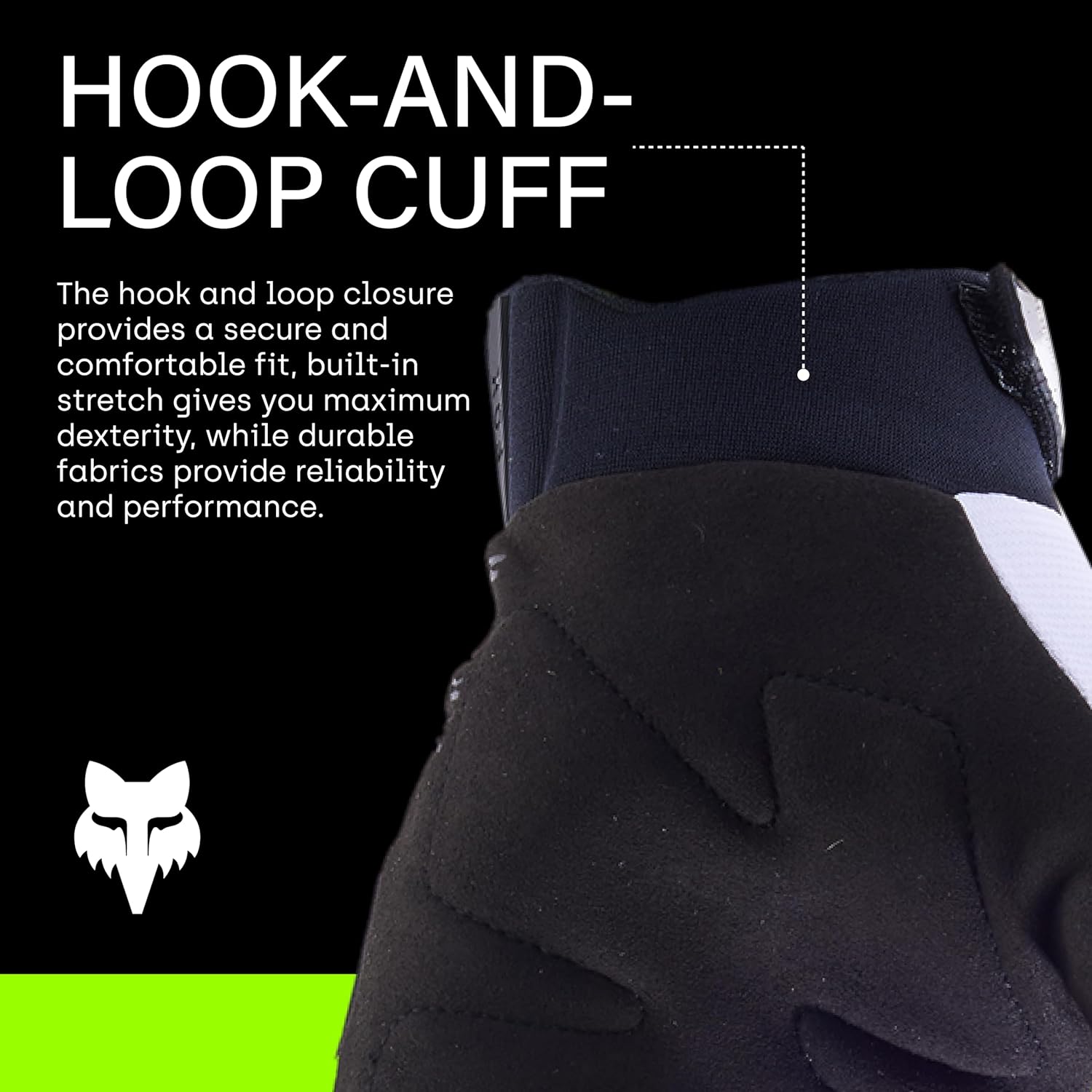 Detalle 2 de Fox Racing GANT DIRTPAW Homme, Noir, XL — Gants tout-terrain confort et protection