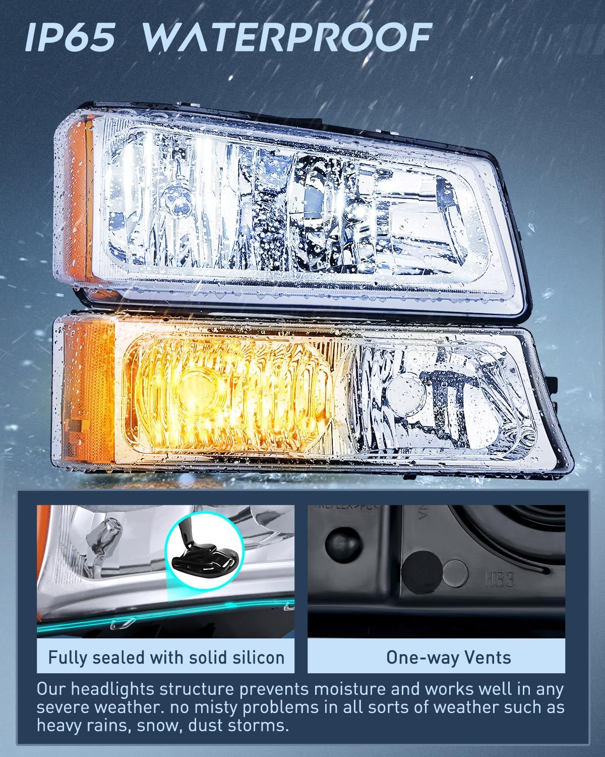 Thumbnail 3 de Nilight Headlight Assembly for Chevy Silverado 2003–2006