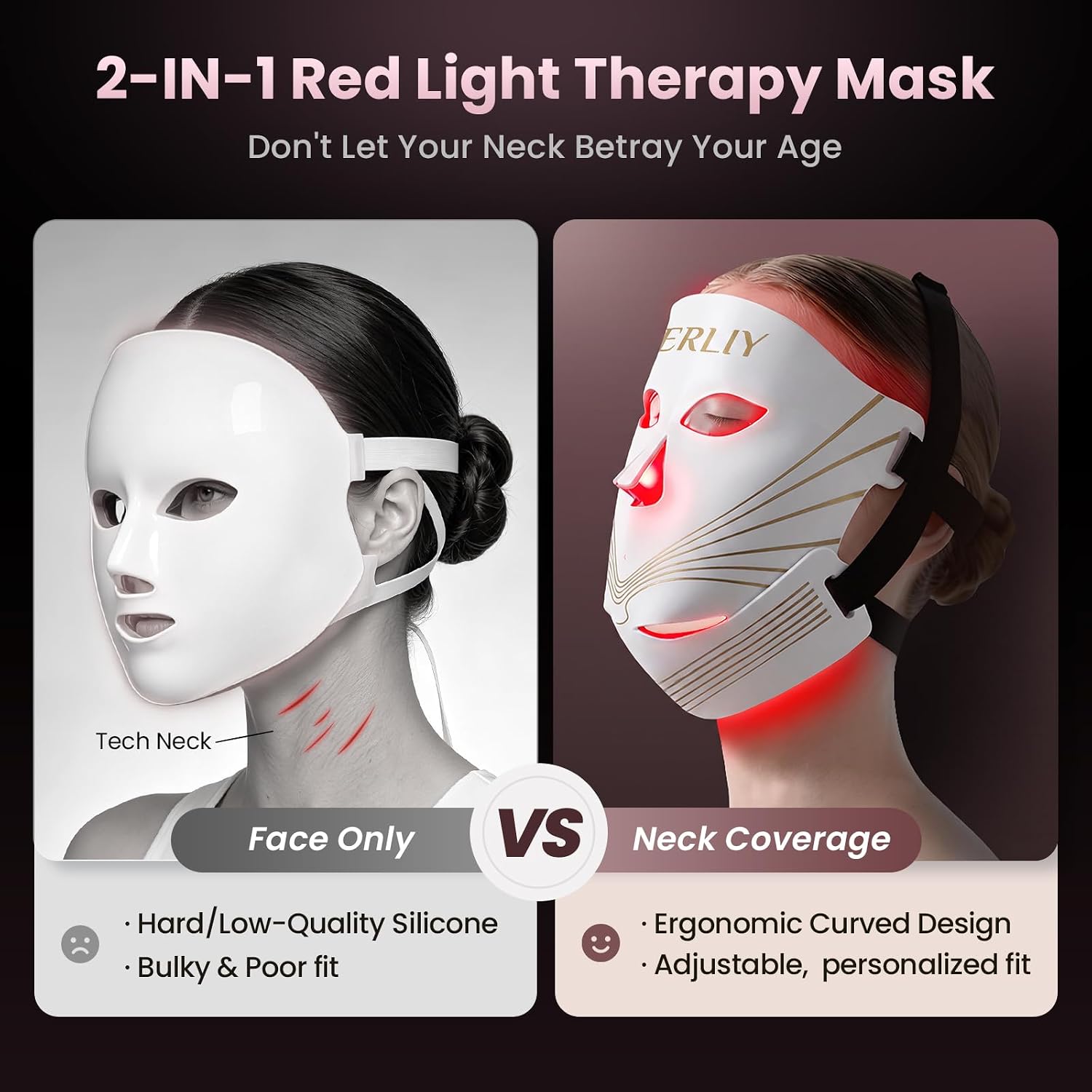 Thumbnail 4 de Berliy Red Light Therapy Mask, 416 LEDs
