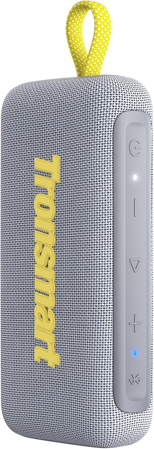 Detalle de Tronsmart Trip 2: altoparlante Bluetooth 5.3 IPX7, suono potente e autonomia da campeggio