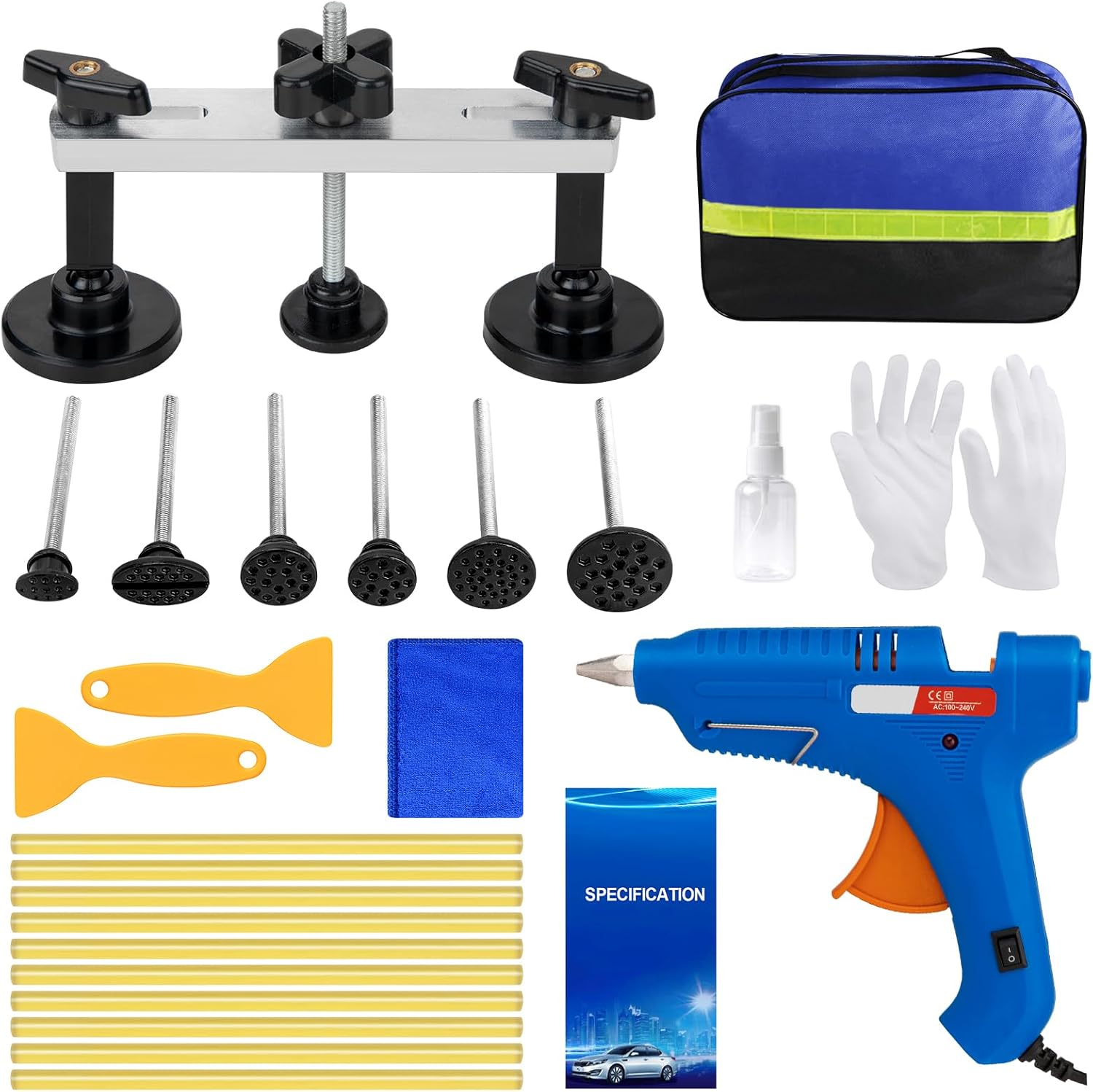 Thumbnail 5 de Car Dent Puller Kit 135-Piece Dent Repair Kit 🛠