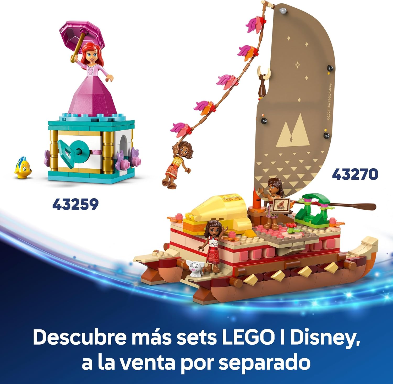 Thumbnail 7 de LEGO | Disney Vaiana 2 Canoa de Aventuras - ¡Aventuras en el Mar! 🚤