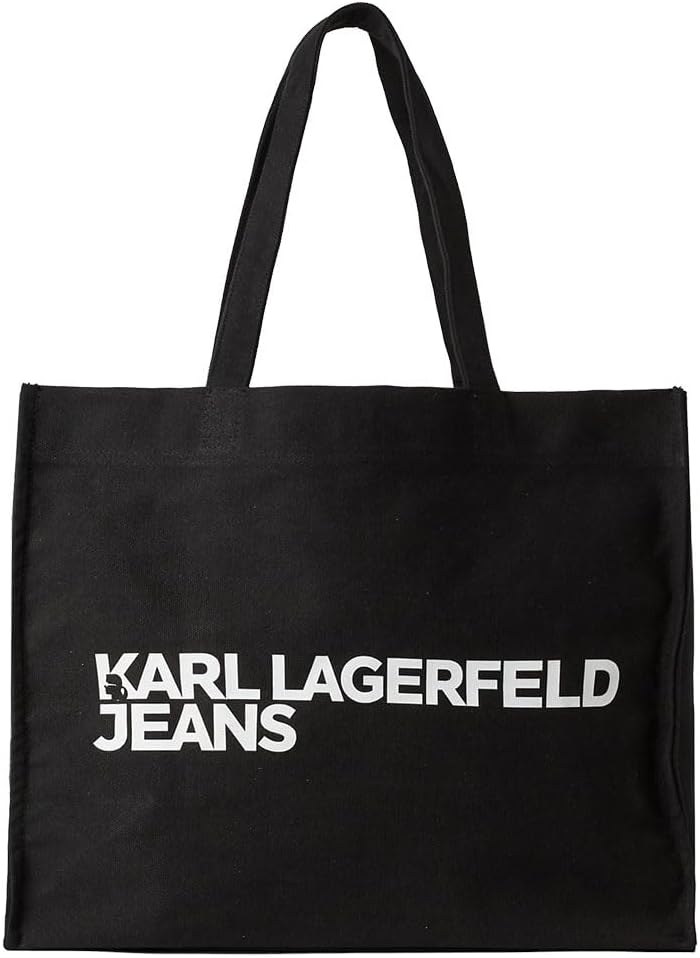 Detalle de KARL LAGERFELD JEANS Damen Essential Logo Shopper – Zinfandel