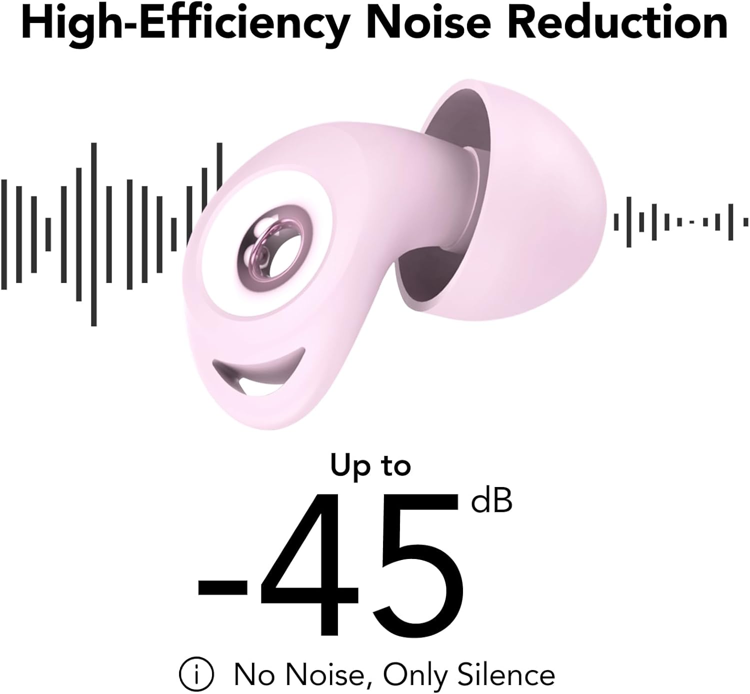 Thumbnail 1 de Ear Plugs for Sleep Noise Cancelling -45dB: Reusable Soft Silicone with Case & 8 Eartips