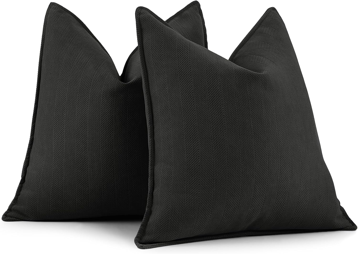 ZWJD Chenille Cushion Covers 50x50 Set of 2 (2-pack pillowcase covers)