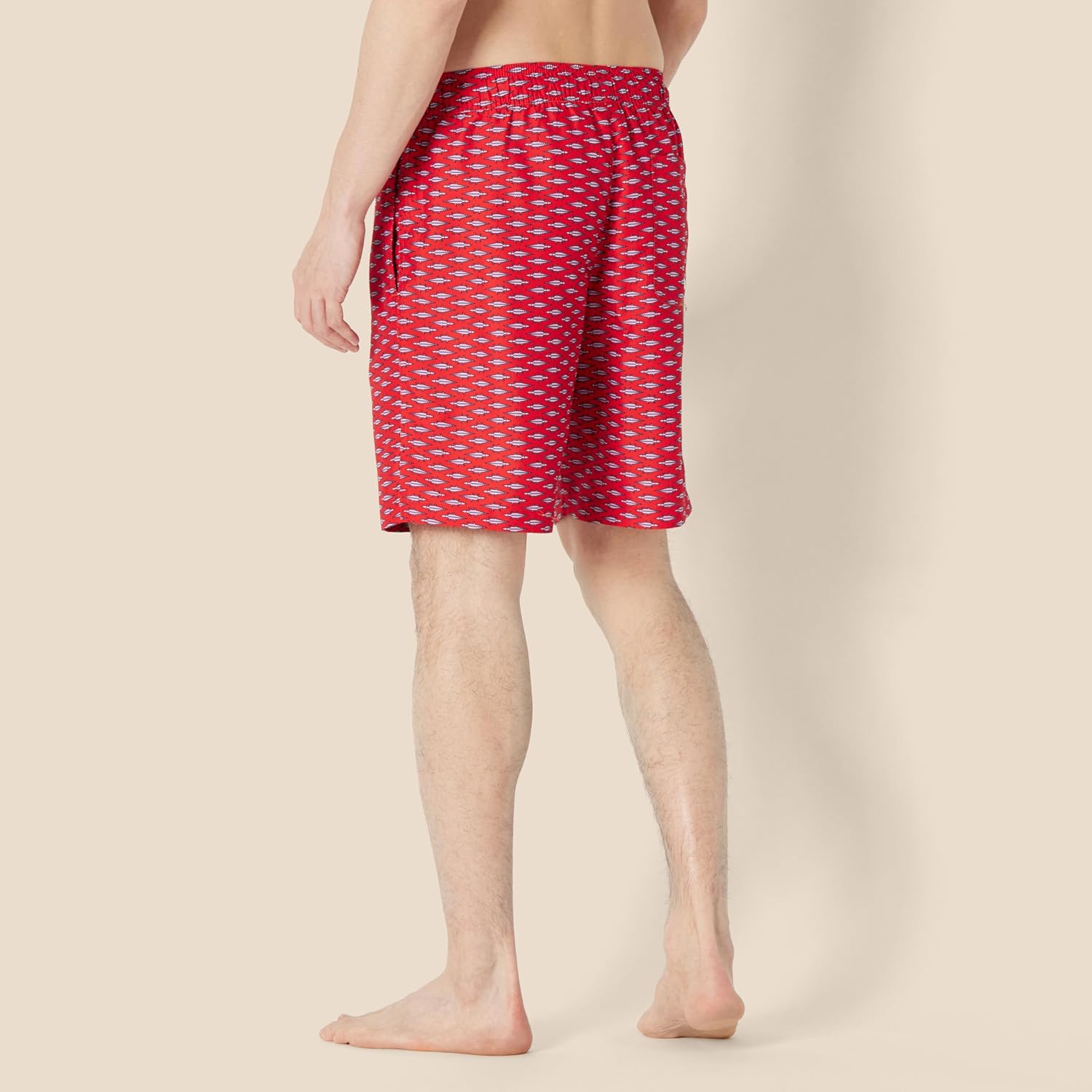 Detalle de Amazon Essentials Herren 23cm Badehose mit Netzfutter, Taschen und Kordelzugverschluss