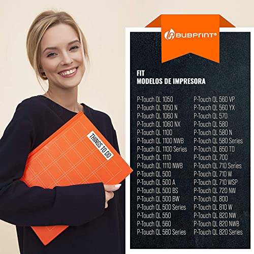 Thumbnail 1 de Bubprint 3 rouleaux étiquettes pour Brother 📄