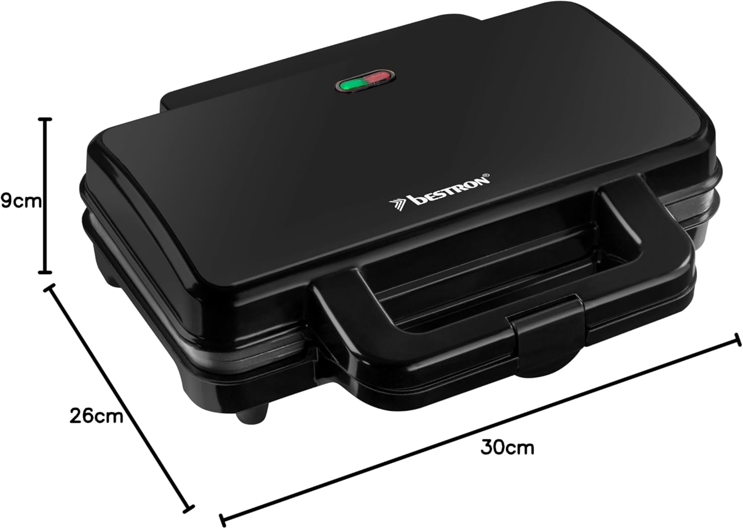 Thumbnail 5 de Bestron XL Sandwichmaker für 2 Sandwiches (900 W) mit Antihaftbeschichtung