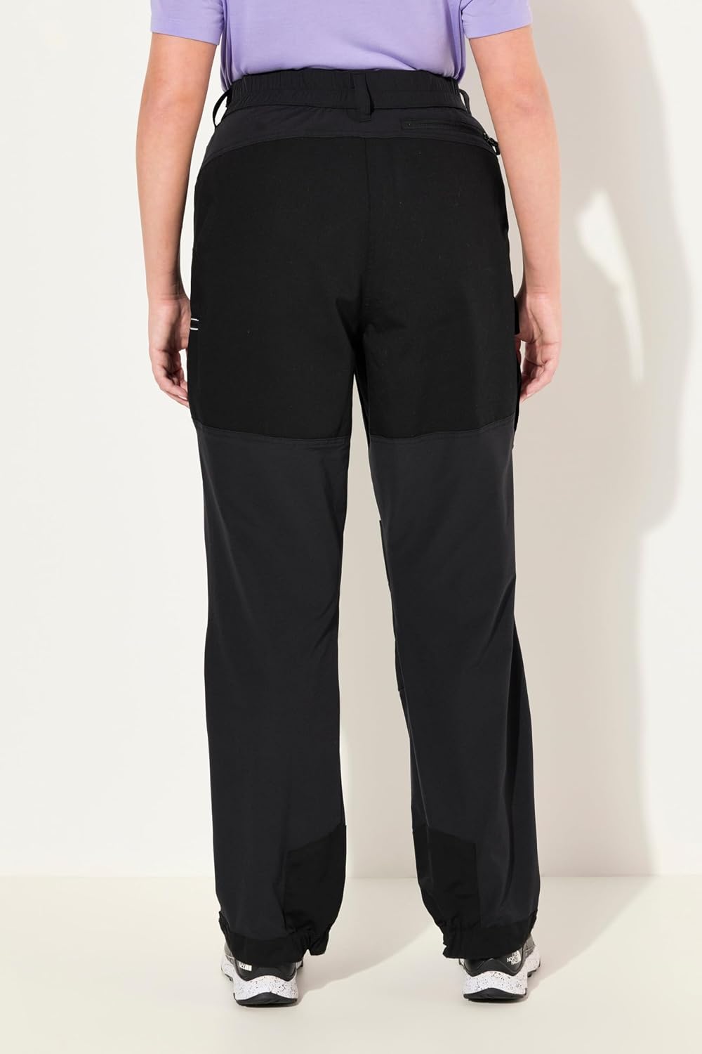 Detalle 2 de Ulla Popken Pantaloni da Trekking Hybrid HYPRAR – taglie grandi, vestibilità attillata