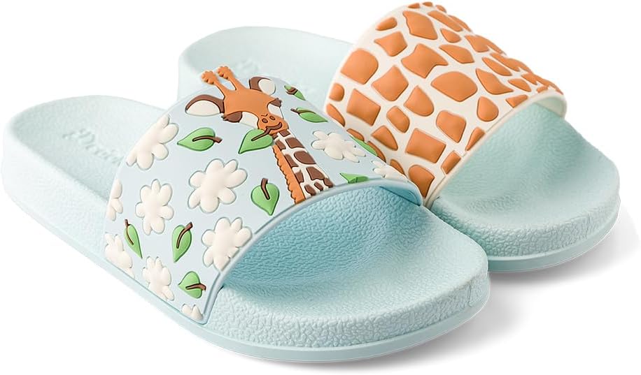 Detalle de Dedoles Badeschuhe & Hausschuhe Damen, Herren & Kinder – lustige Design-Slides, rutschfest, pflegeleicht
