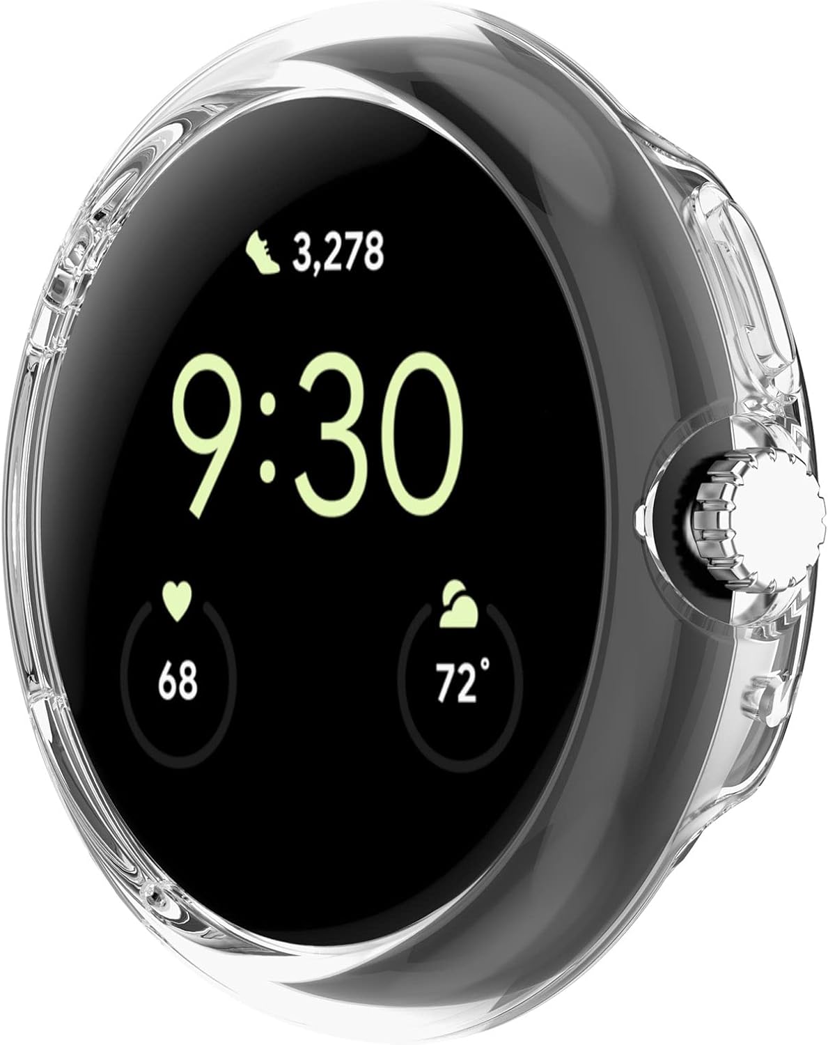 Thumbnail 1 de Panda Bobo Case for Google Pixel Watch 41mm (Gen 1–3) – Ultra-light, hard PC bumper (Transparent)