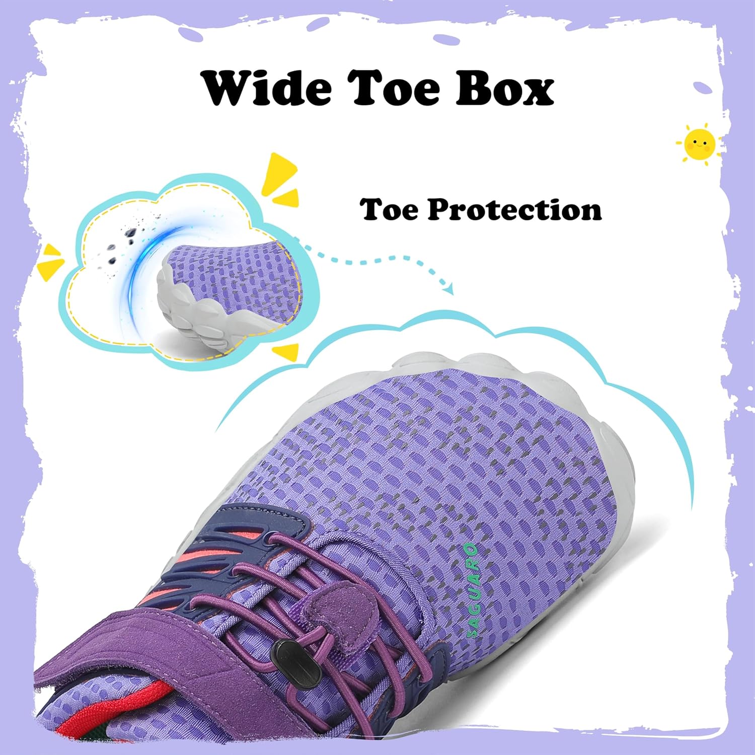 Thumbnail 1 de SAGUARO Barfußschuhe für Kinder – Outdoor Barfußschuhe für Jungen und Mädchen, Größe 24–36