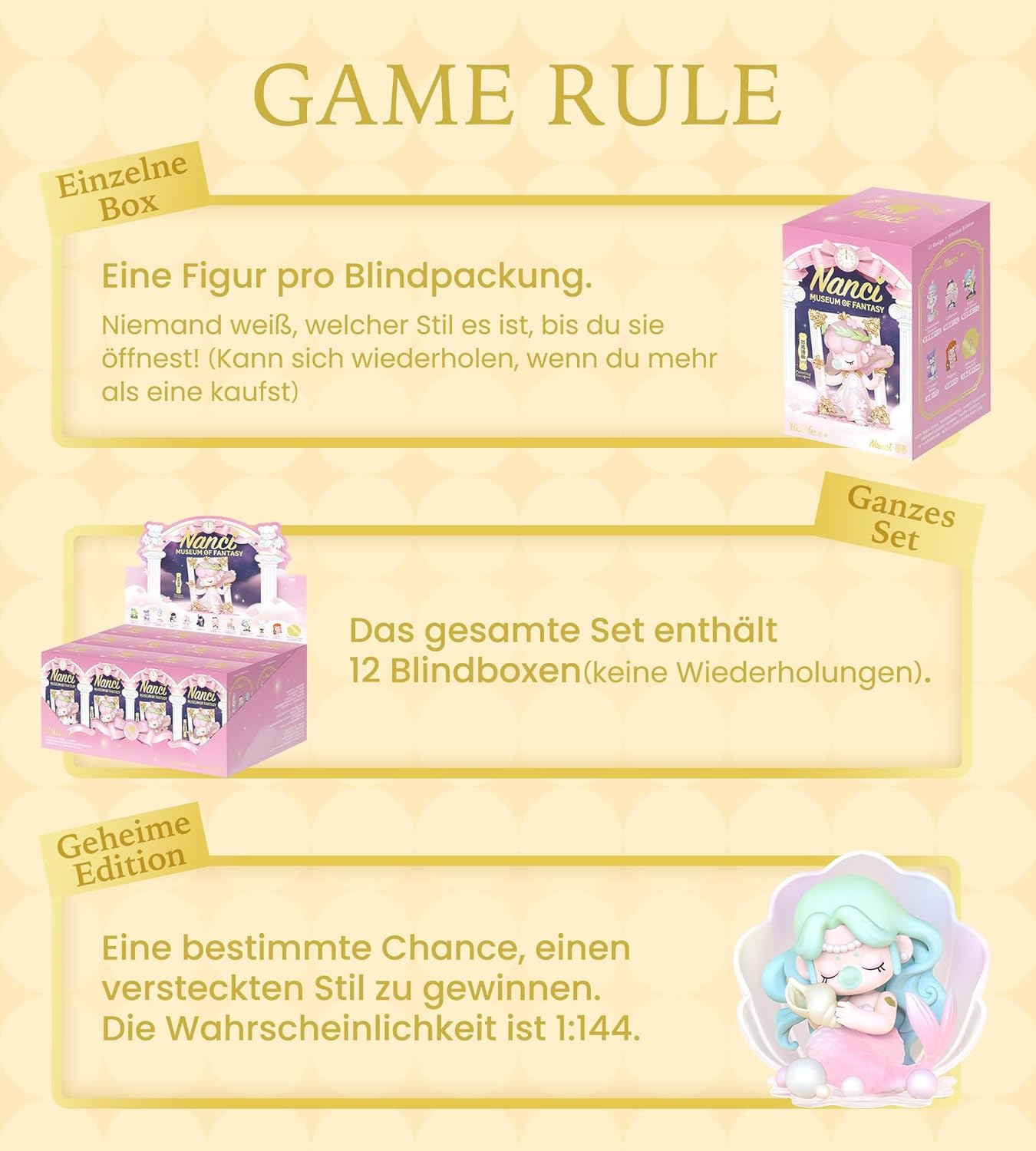 Detalle de Rolife Nanci Figurine d'action, boîte surprise ⚔