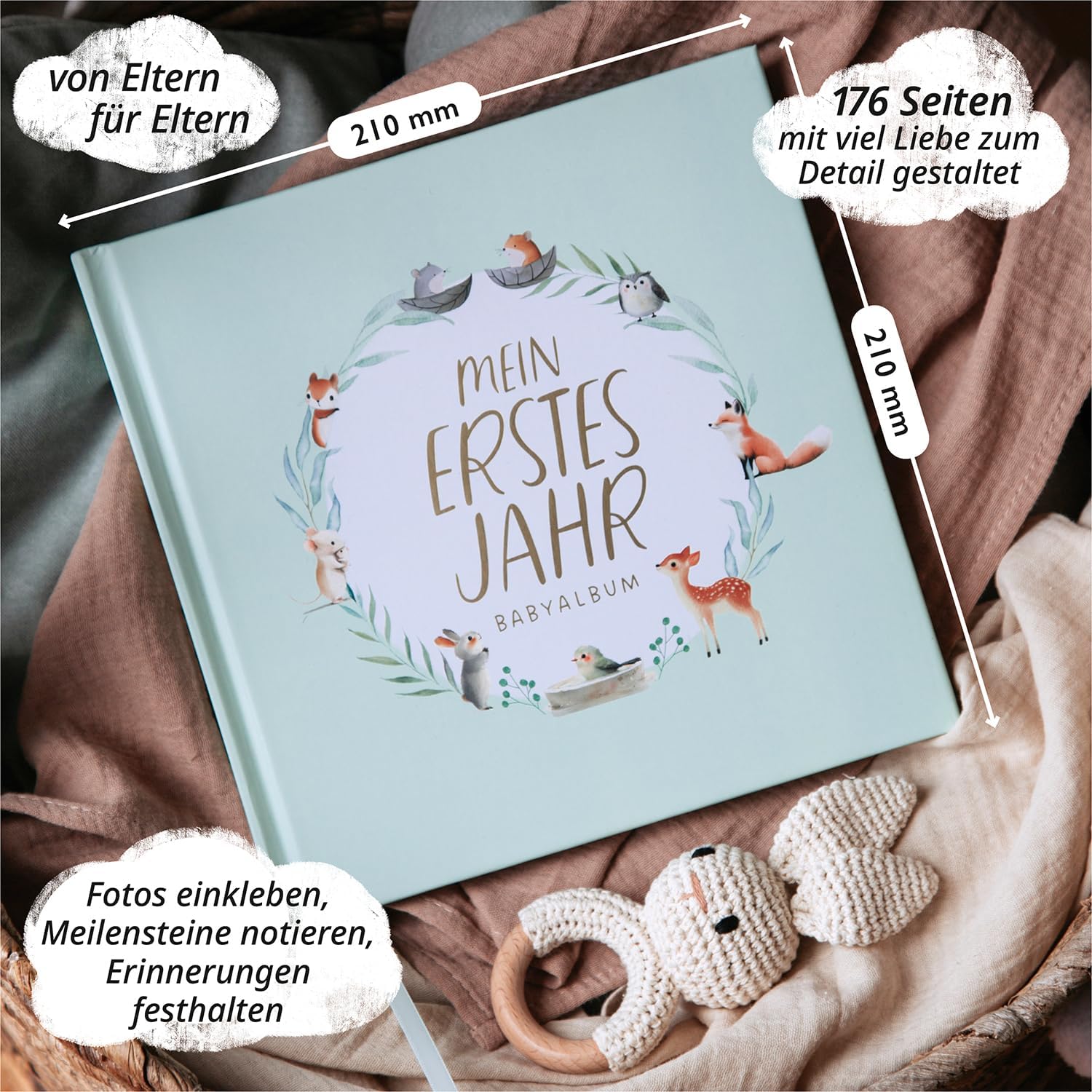 Thumbnail 1 de Babyalbum Mein erstes Jahr 21x21 cm