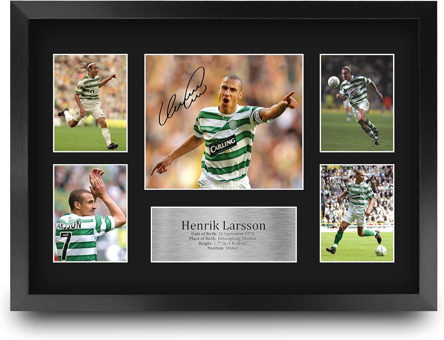 Thumbnail 3 de HWC Trading Henrik Larsson Celtic gifts signed autograph picture (A4 portrait)