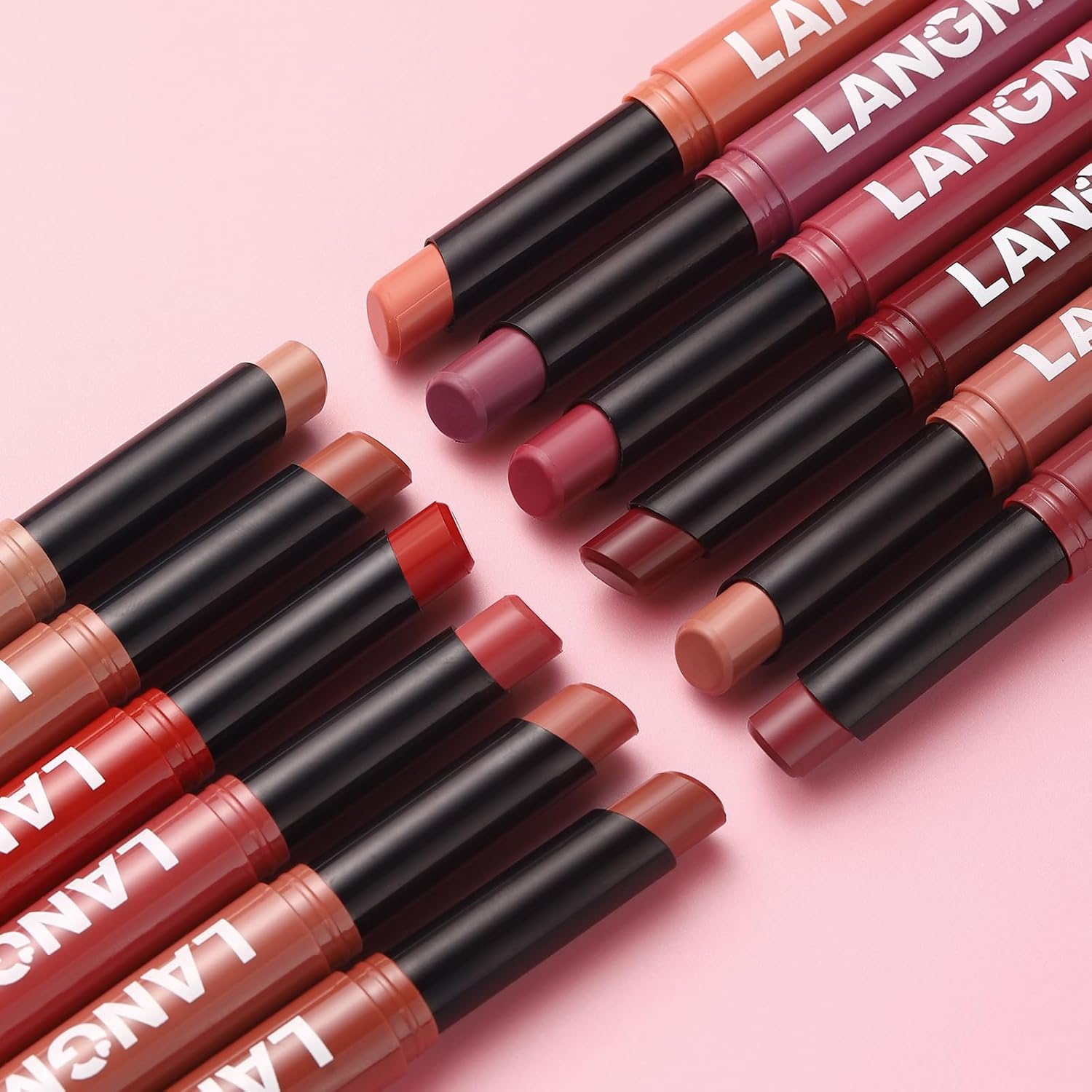 Detalle de Matte Lipstick and Lip Liner Set, 12-Piece