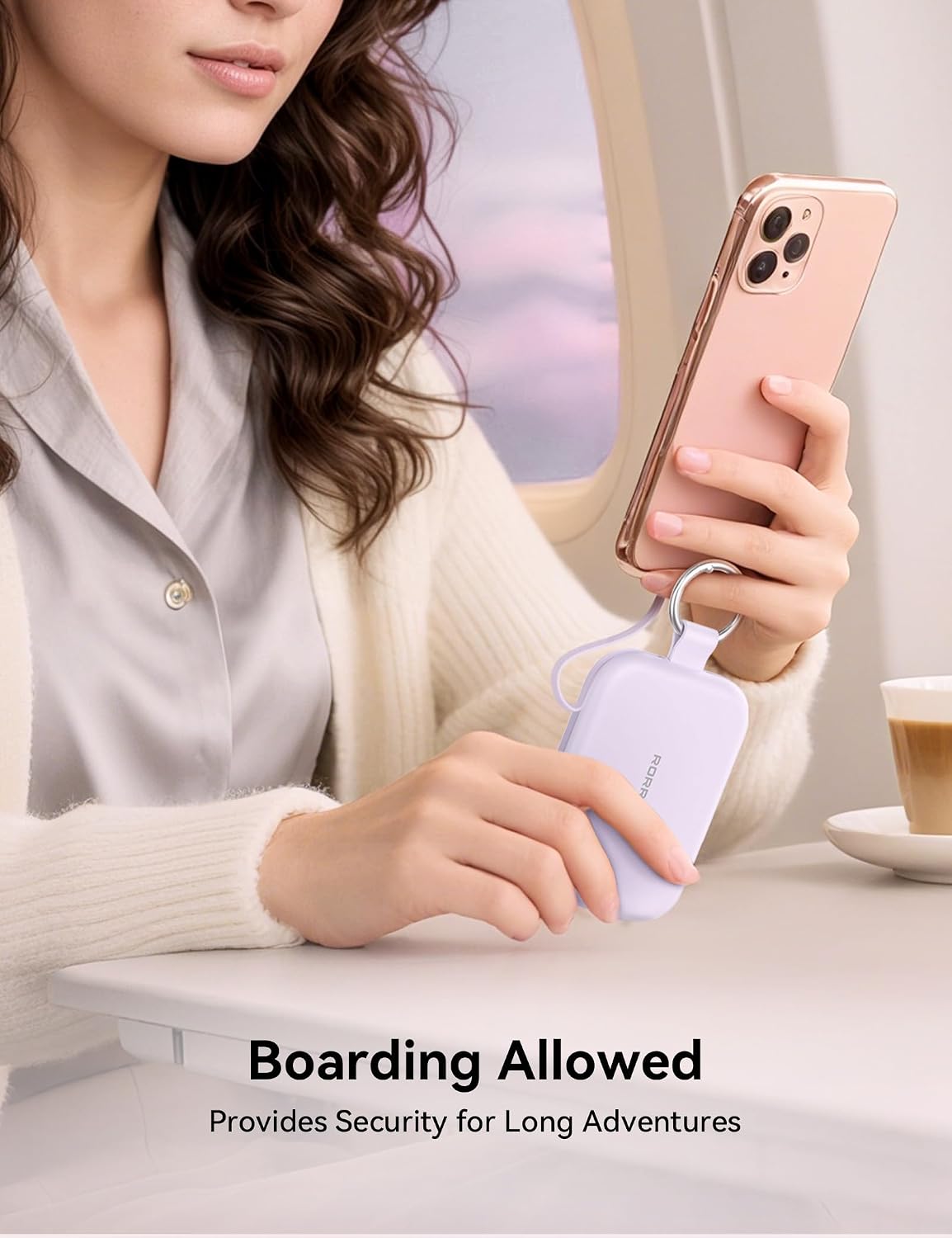 Thumbnail 5 de RORRY CharmGo T1-5000 20W 5000mAh Portable Charger with Built-In Cables