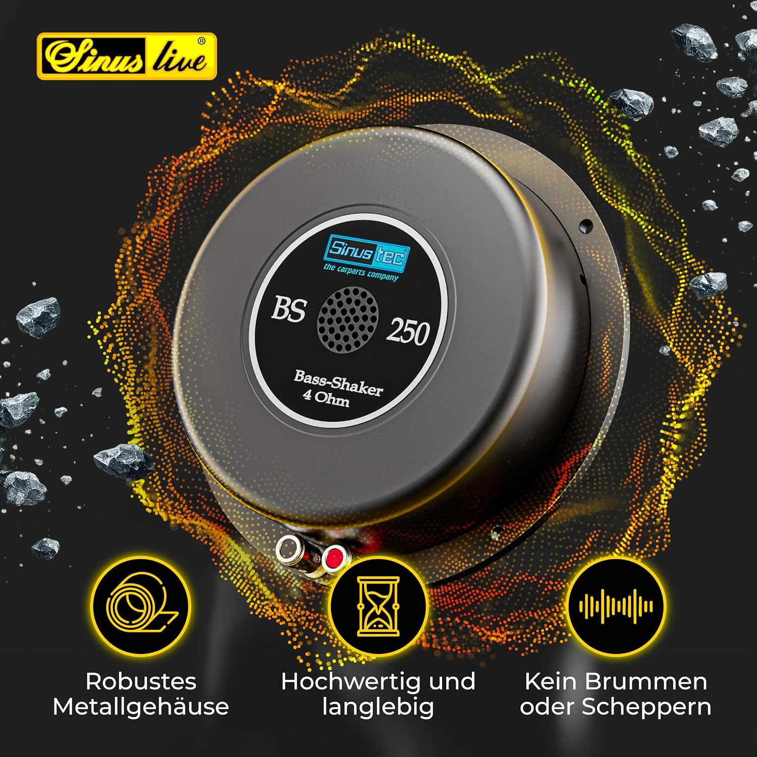 Thumbnail 6 de Reckhorn Haut-Parleur excitateur 200 W Sinustec St-BS 250 4 Ω