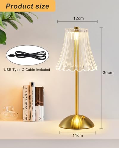 Thumbnail 4 de HARPER LIVING Rechargeable Table Lamp, 3‑mode dimmable