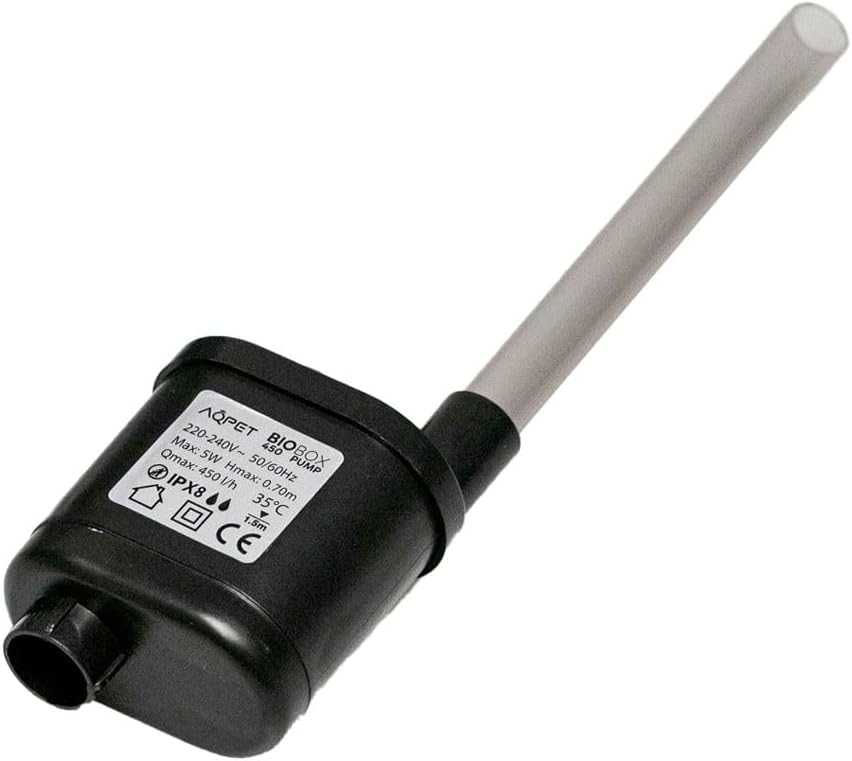 Detalle de AQPET Bio Box 450 – filtr wewnętrzny do akwarium do 100 l z pompą 450 l/h