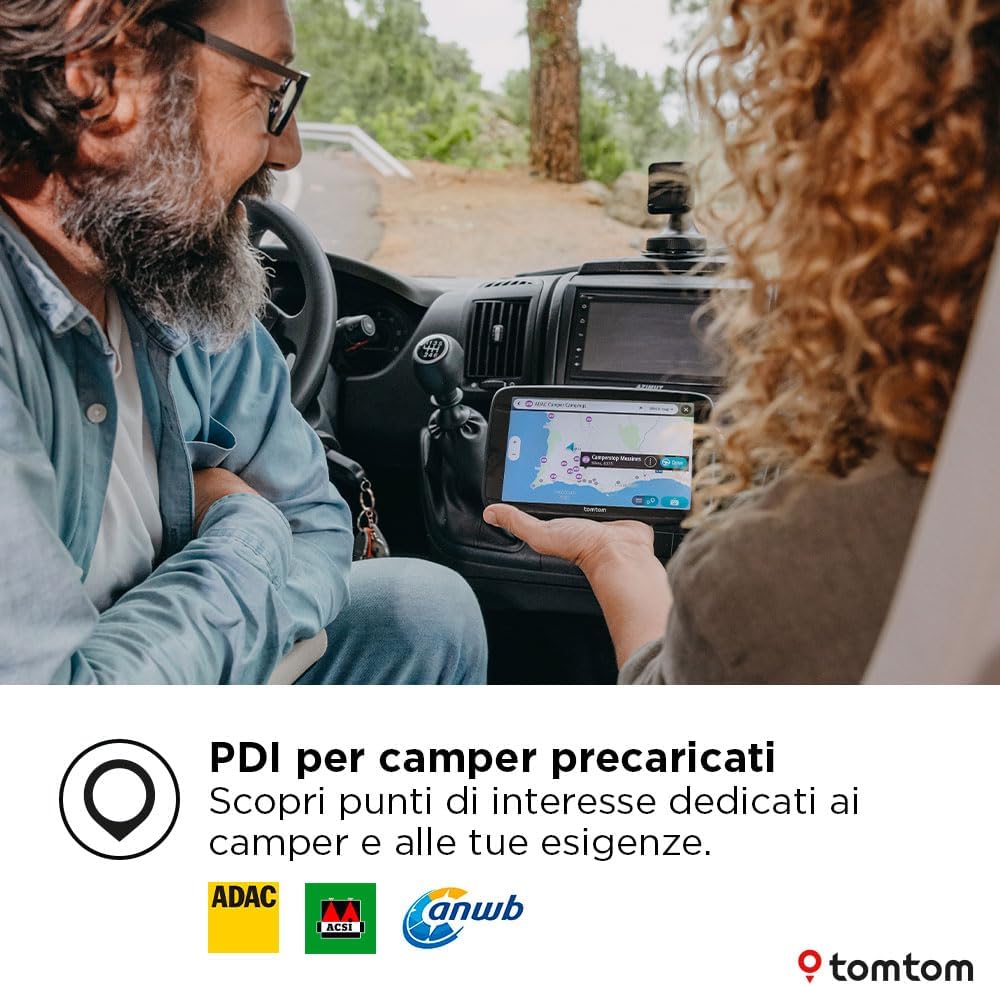 Thumbnail 2 de TomTom GO Camper Max Premium Pack: navigatore 7” per camper e roulotte