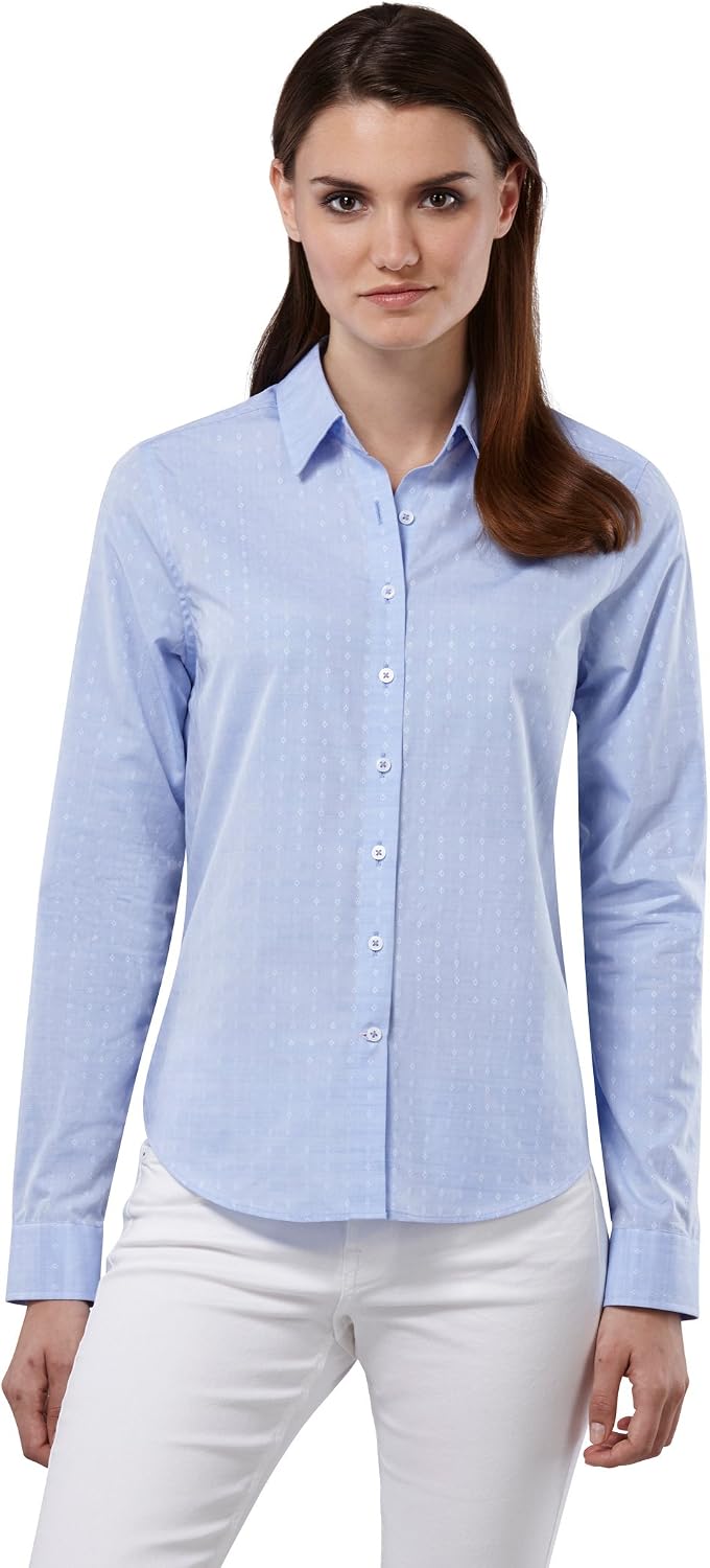Detalle de EMBRAER Chemisier Femme Modern-fit 100% coton