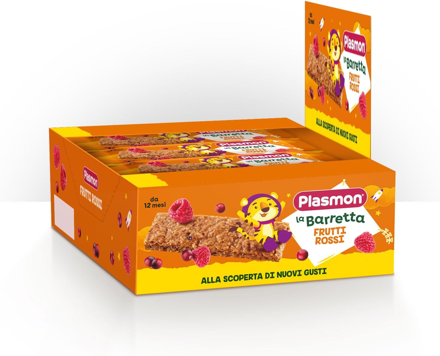 Thumbnail 1 de Plasmon Barrette Frutti rossi 16x20g – Snack equilibrato per bambini dai 12 mesi