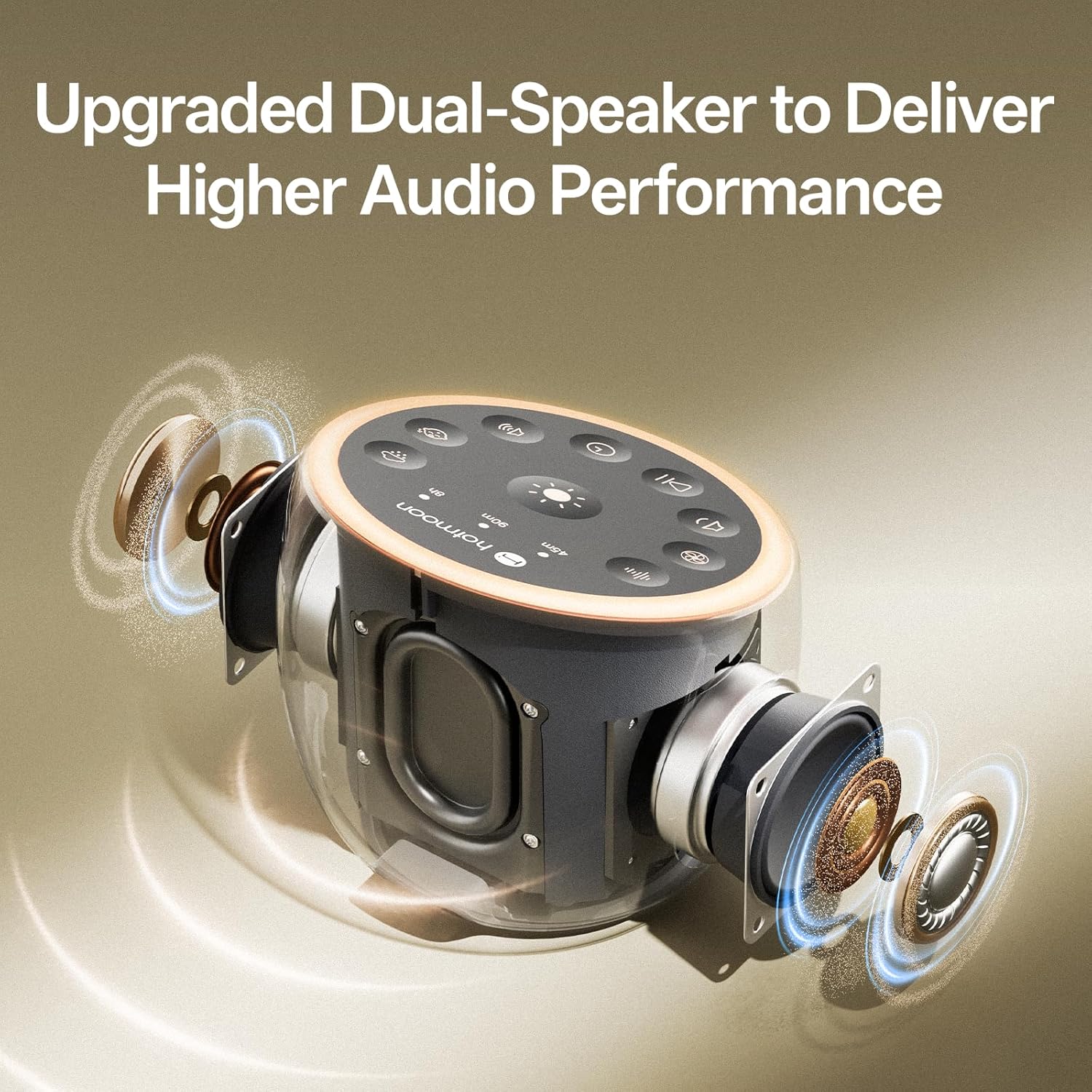 Thumbnail 3 de Hotmoon Cocoon 2 White Noise Sound Machine (Cocoon 2), Plug-in with 40 Relaxing Sounds, Dual-Speaker, Timer & Night Light