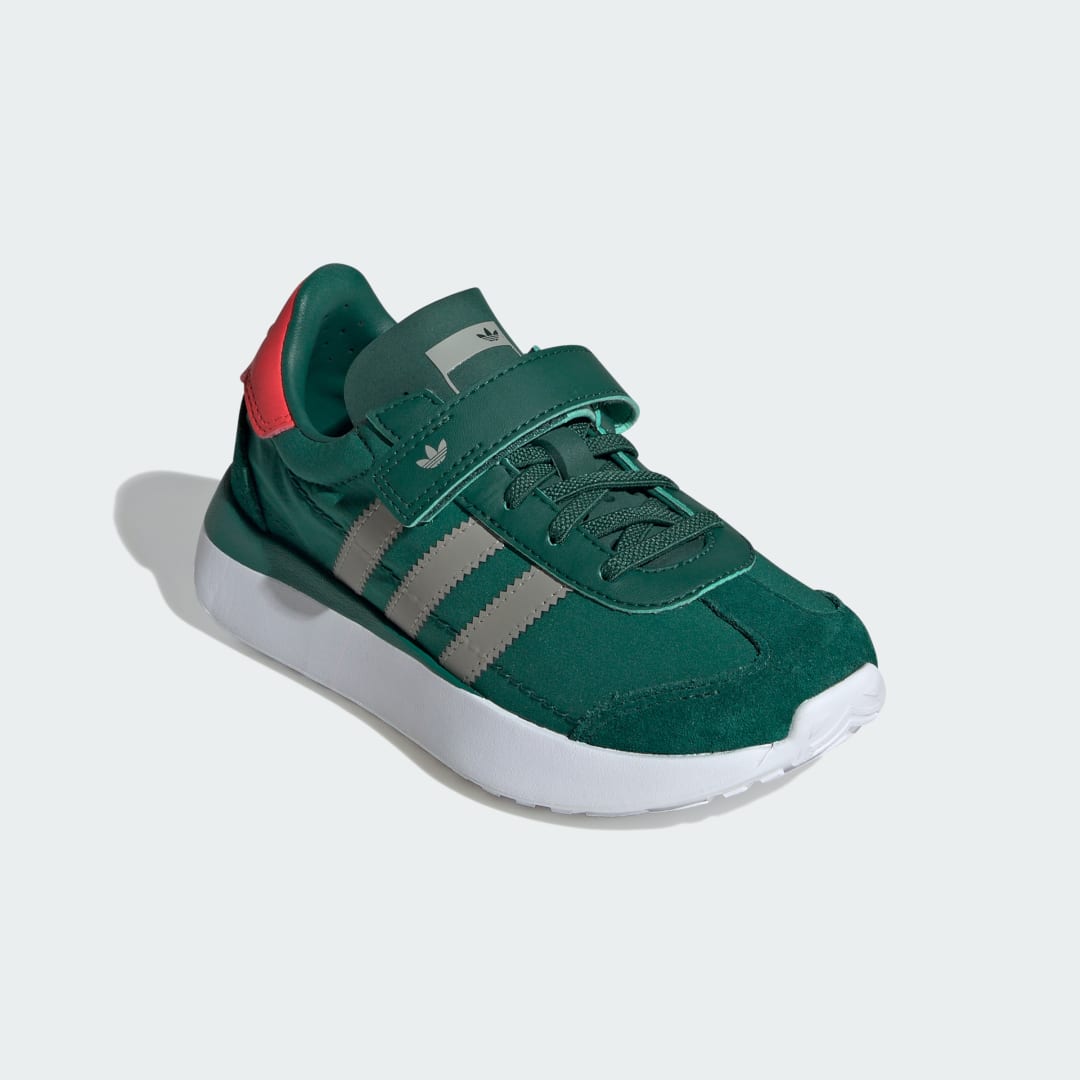 Detalle 2 de Country XLG Shoes Kids de Adidas — zapatillas verdes para niños
