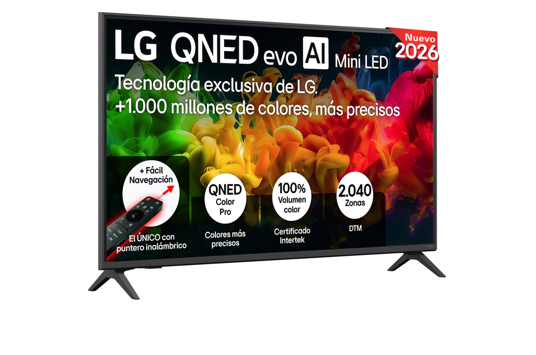 Detalle de LG QNED81 43" Evo MiniLED AI QNED81B6C.OUTLET: guía de compra para la versión 2026
