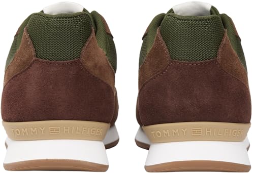 Thumbnail 1 de Tommy Hilfiger Runner Icon Mix Fm0fm05679 – Tenis bajos para hombre en Verde Abeto Ártico, talla 44 EU