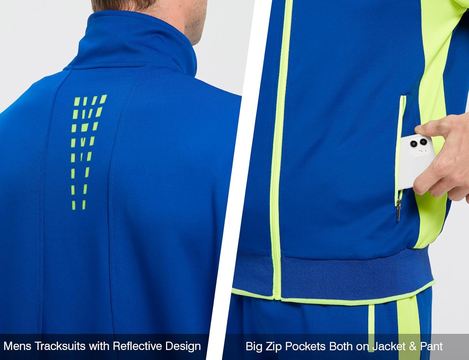 Detalle de TBMPOY Men's Tracksuits: Lightweight 2-Piece Sweat Set for All-Season Comfort