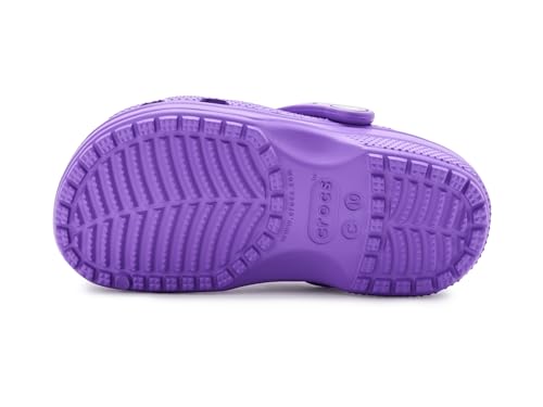 Detalle de Crocs Zuecos Clásicos Unisex para Niños Purple, 4 UK Child