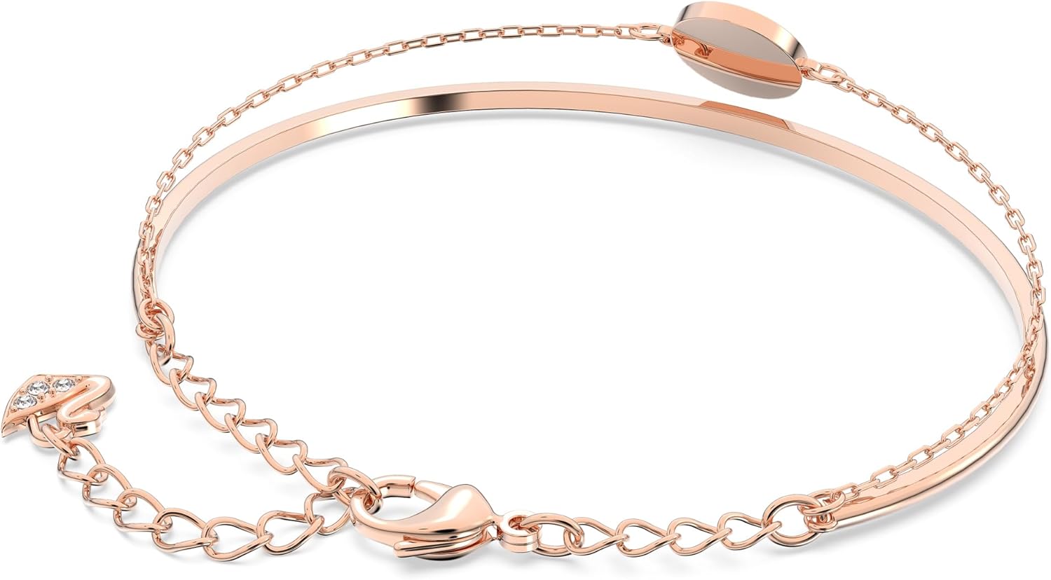 Detalle 2 de Swarovski Brazalete Ginger blanco baño oro rosa 💍