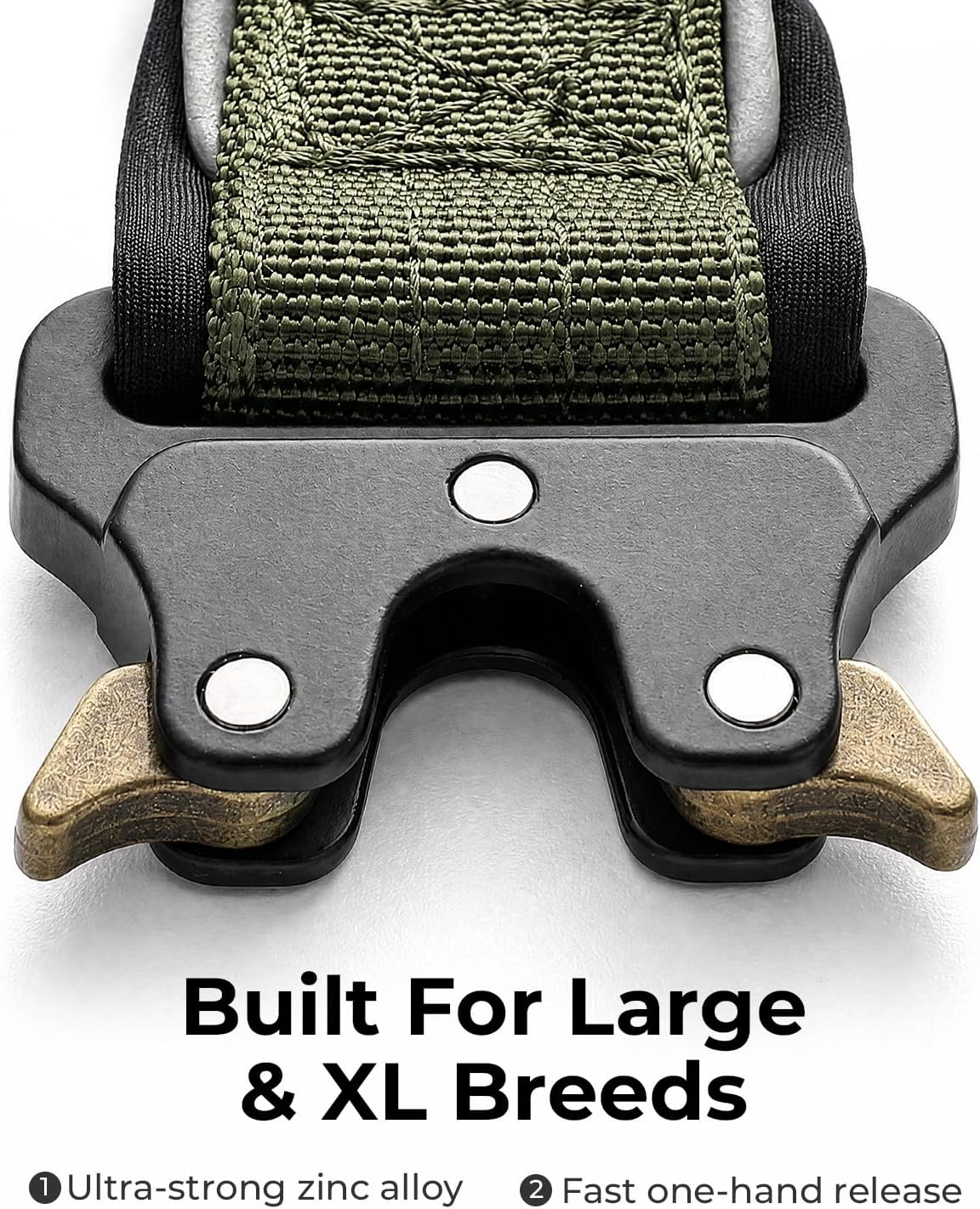 Detalle 2 de DO NOT PET Tactical Dog Collar, Large