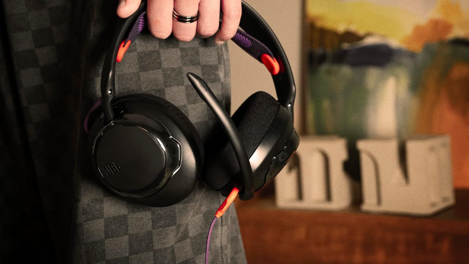 Thumbnail 6 de JBL Quantum 250 kabelgebundene Over-Ear-Gaming-Kopfhörer mit Mikrofon, Spatial Sound (weiß)