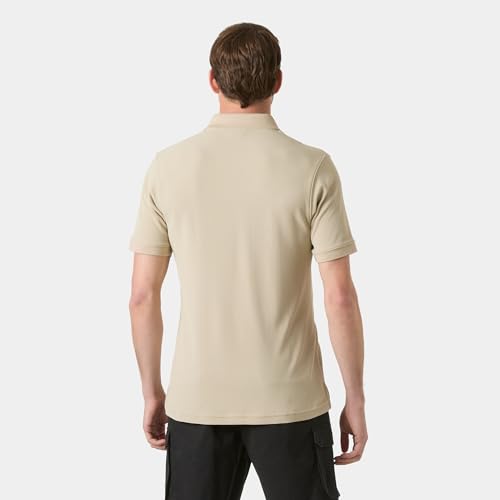 Detalle de Helly Hansen Polo a Deriva Uomo, Kaki, XXL: polo sportiva ad asciugatura rapida per ogni attività