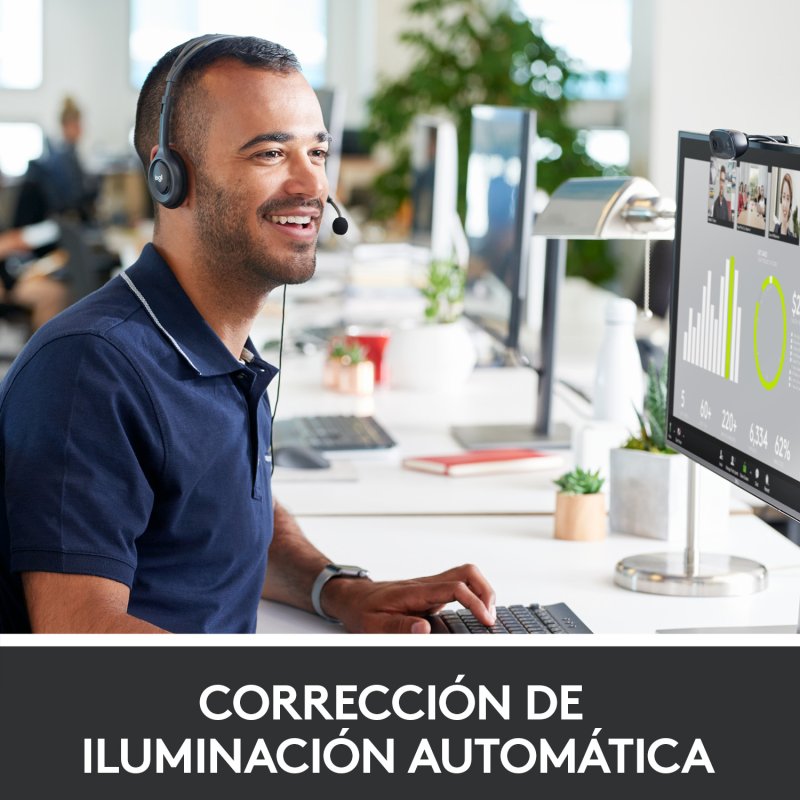 Detalle de Logitech HD Webcam C270 — cámara HD