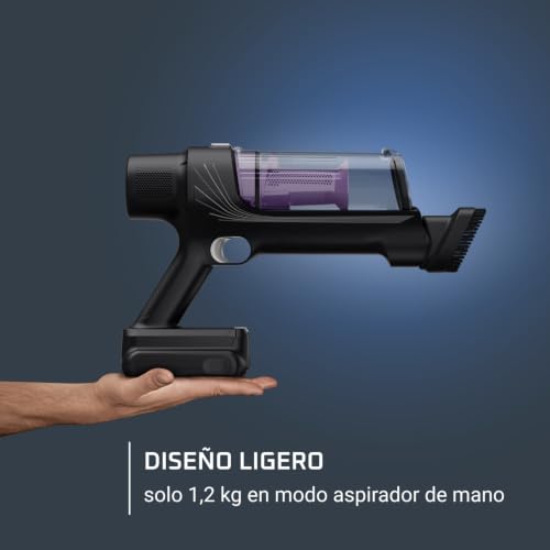 Detalle de Rowenta X-Pert 7.60: Aspiradora escoba sin cable en color lila